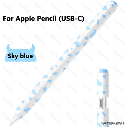 Soft Silicone Case for Apple Pencil 1/2/Pro/3 USB-C Protective Pouch