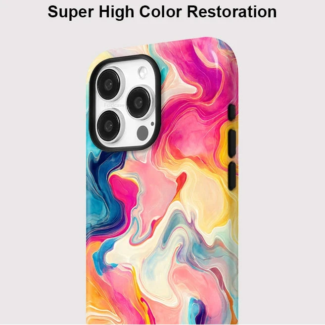 MagSafe Wireless Charging Case for iPhone 16–11 | Colorful Lines Design