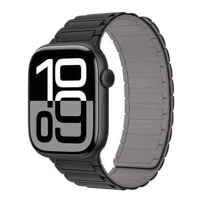Magnetic Silicone Band for Apple Watch Ultra 3 2 Series 11 10 9 8 7 6 SE