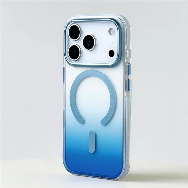 Gradient Matte Shockproof MagSafe Case for iPhone 17 Pro Max Hybrid Cover