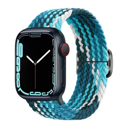 Braided Solo Loop for Apple Watch Ultra & Series 10–7 SE Elastic Band