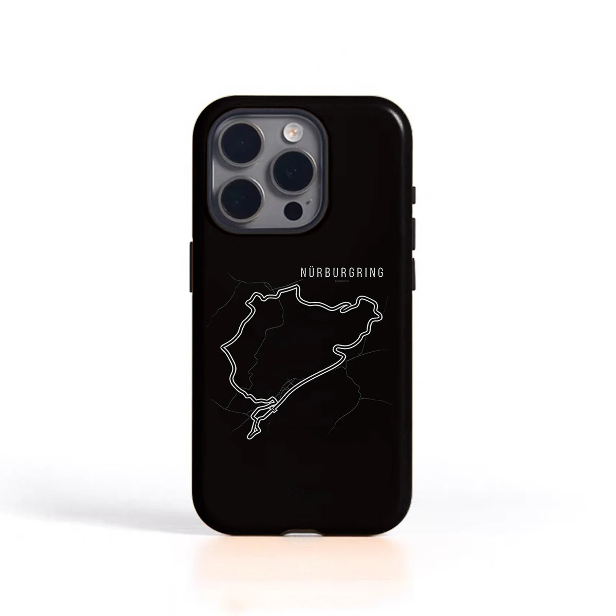 F1 Simple Glossy Case for iPhone 16 Pro Max–7 Plus | 2-in-1 Tough Cover