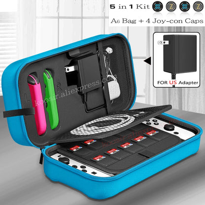 Large Travel Carrying Bag for Nintendo Switch OLED Anti-Scratch Storage Case