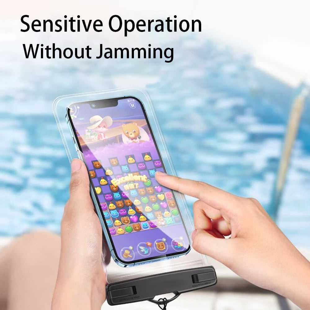 Waterproof Phone Pouch for iPhone 16–11 Universal Underwater Case