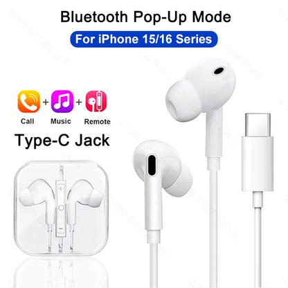 3.5mm Wired Stereo Earbuds Compatible with iPhone, iPad, Laptops & More