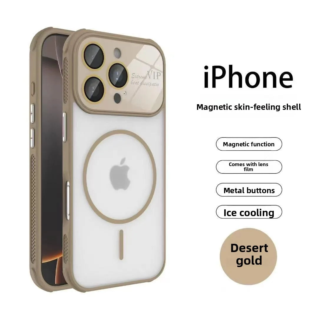 Shockproof Magnetic Case with Full Lens Protection – For iPhone 16–17 Air Pro Max