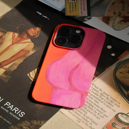 Cute Pink Butt Ultra Thin Hard Case for iPhone 11–16 Series