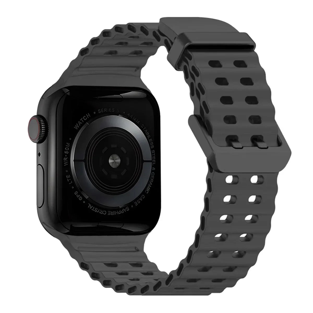 Ocean Silicone Band for Apple Watch Series 4–10 SE Ultra 2 (42–49mm)