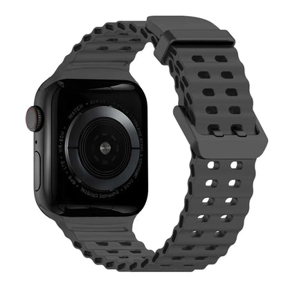 Ocean Silicone Band for Apple Watch Series 4–10 SE Ultra 2 (42–49mm)