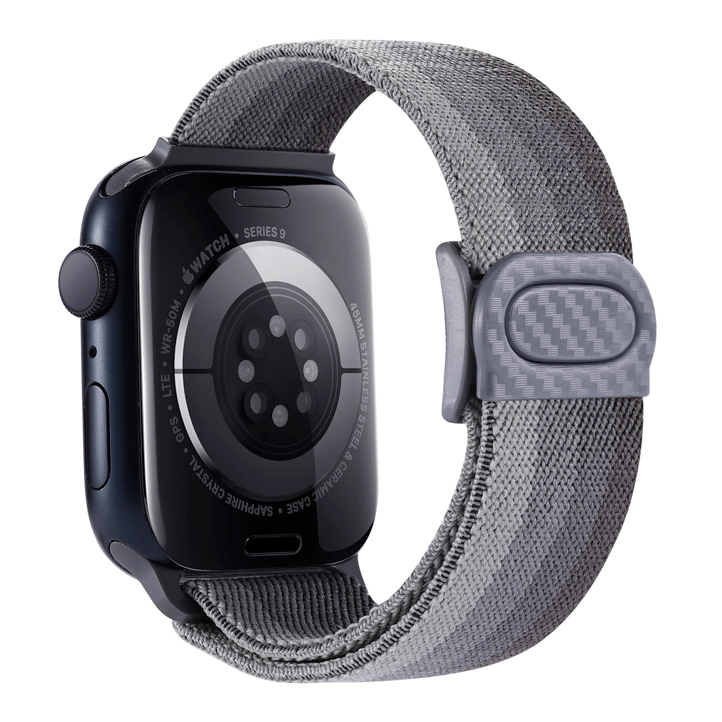 Elastic Nylon Strap for Apple Watch Ultra 3/2 & Series 11–8 SE Band