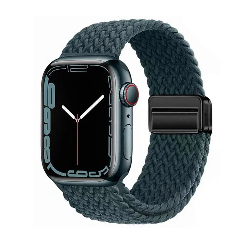 Nylon Braided Band for Apple Watch Ultra & S10–S3 | Soft Durable Strap