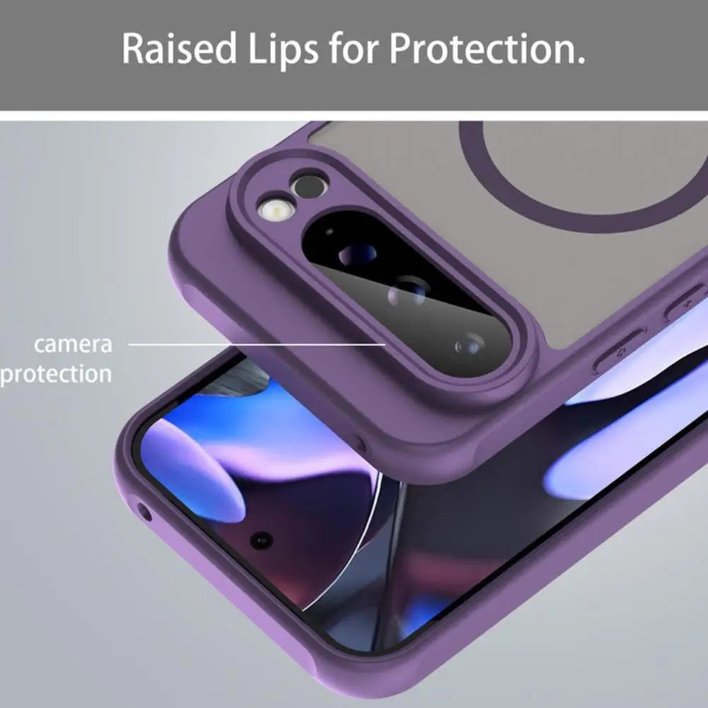 Matte Translucent MagSafe Case for Google Pixel 10/10 Pro/10 Pro XL – Hard Cover