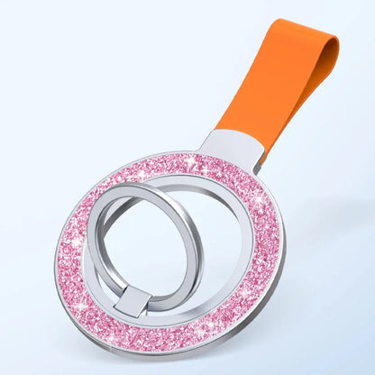 Universal Double-Sided Magnetic Car Phone Holder – MagSafe Grip Ring Stand for iPhone