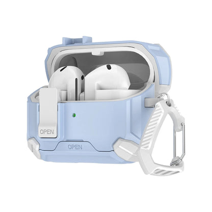 Secure Lock Clip Protection Case for Galaxy Buds 3 Pro & 3 with Phone Stand Compatible