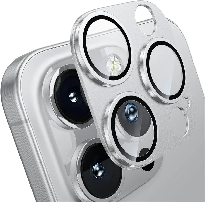Metal & Glass Camera Lens Protector for iPhone 17-13 Series – Durable Lens Cover