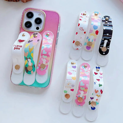 Universal Silicone Finger Ring Holder & Phone Stand – Telescopic Grip