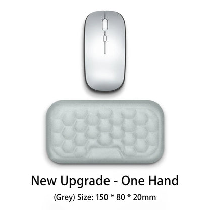 Ergonomic Keyboard & Mouse Wrist Rest Set | Memory Foam Office Support Pad