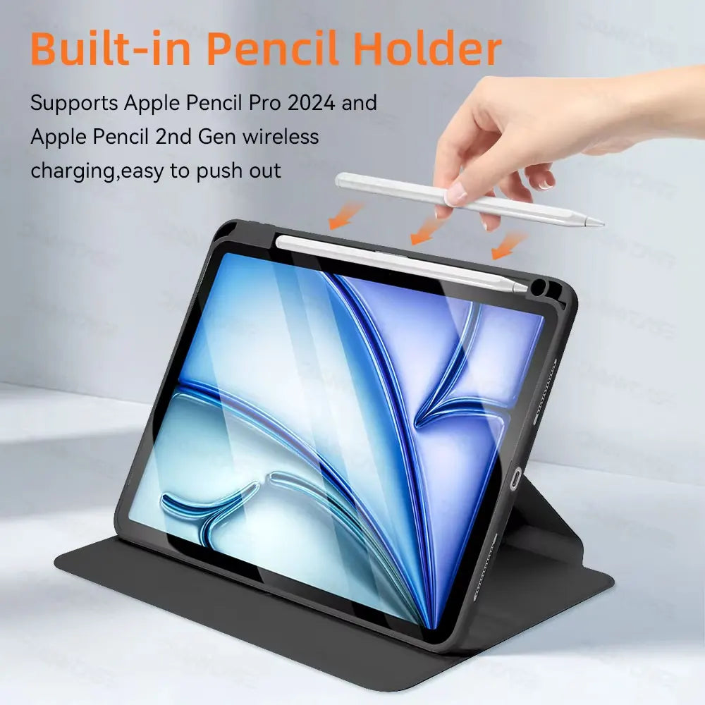 360° Rotation iPad Case for Air, Pro & Mini | Smart Protective Tablet Cover