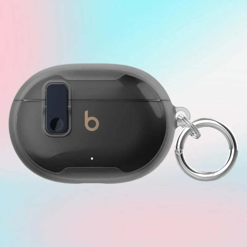 Shockproof Case with Keychain for Beats Studio Buds/Studio Buds Plus