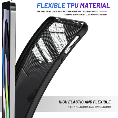 Soft Silicone TPU Case for iPad Air, Mini, Pro & 5–10 Gen iPads – Black Cover