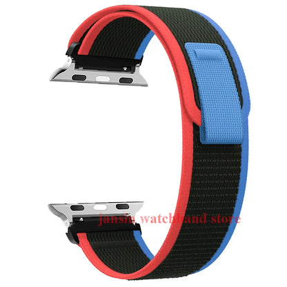 Alpine Nylon Loop Strap for Apple Watch Series 11–3 Ultra 3 49/46/45/44/42/41/40mm