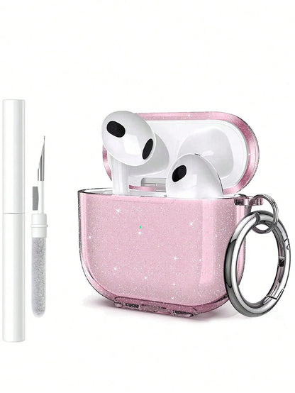 Silicone Case with Cleaner Kit for AirPods Pro/Pro 2/3/4 Accessories