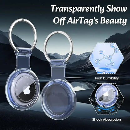 Waterproof AirTag Key Ring Holder, Fully Sealed Compatible with Apple AirTag, Colored