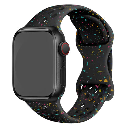 Transparent Silicone Strap for Apple Watch Ultra 2 & Series 10–SE (38–49mm)