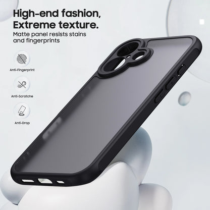 Matte Translucent Black Case for iPhone 16 15 14 13 12 11 XR 12 Mini Cover