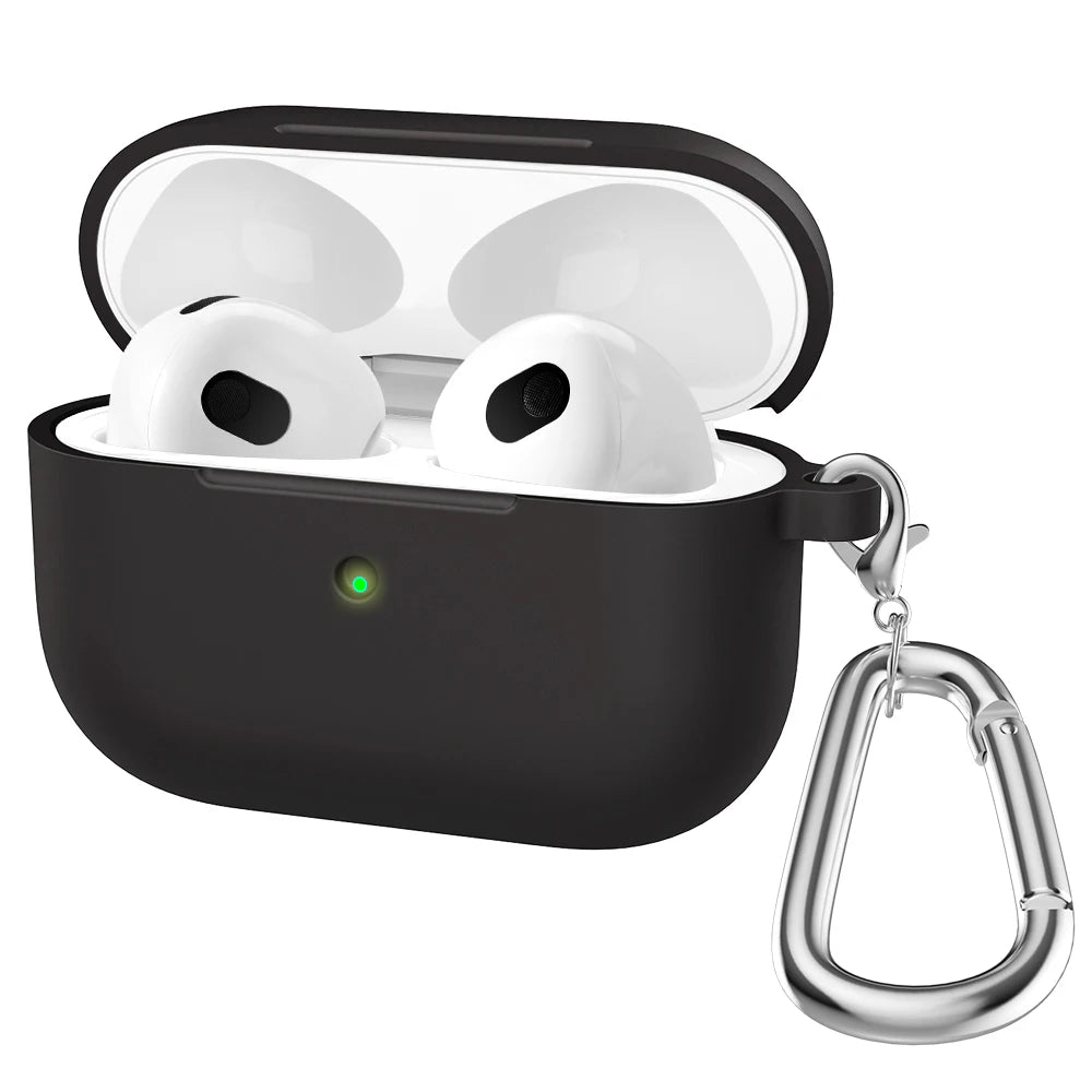 Soft Silicone Case for Apple AirPods 3 (2021) – Thick Solid Color Cover