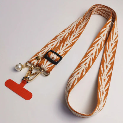 Adjustable Crossbody Phone Lanyard with Card Holder for All Mobile Phone Cases