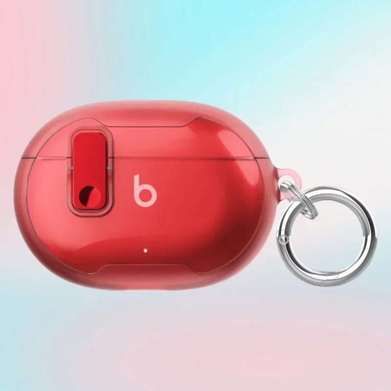 Shockproof Case with Keychain for Beats Studio Buds/Studio Buds Plus