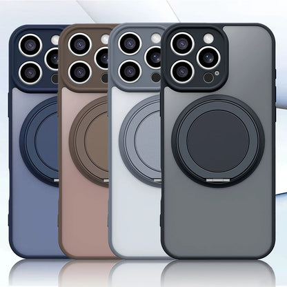 360° Rotating Magnetic Stand Case for iPhone 17 16 15 14 13 12 11 Pro Max