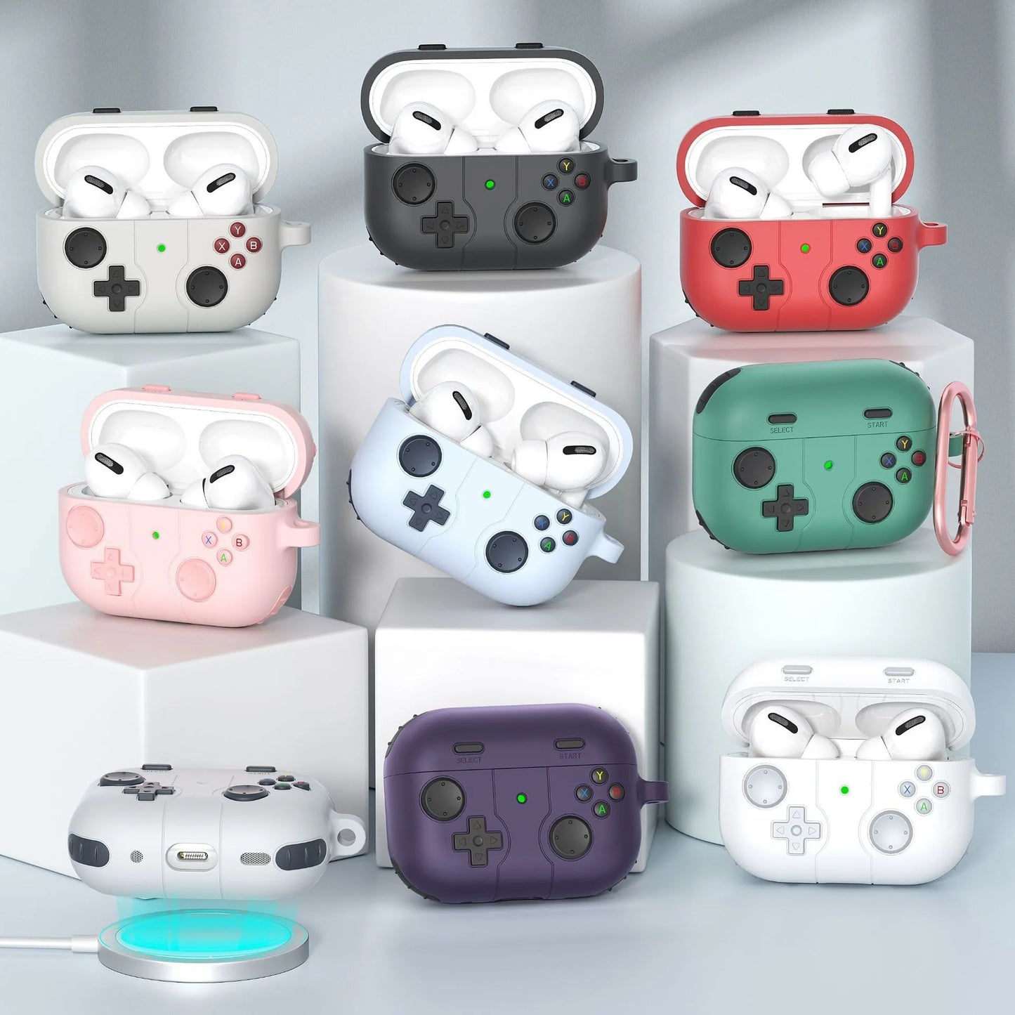 Retro Game Console Case for AirPods Pro/2/3 – Protective Earphone Cover