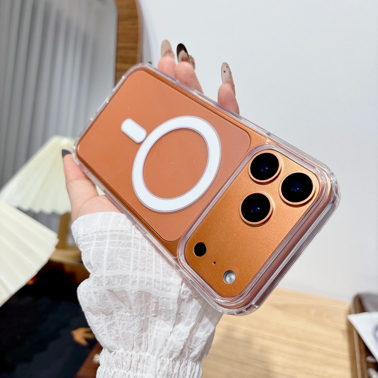 MagSafe Magnetic Clear Case for iPhone 7–17 Pro Max/Plus Wireless Charging Cover