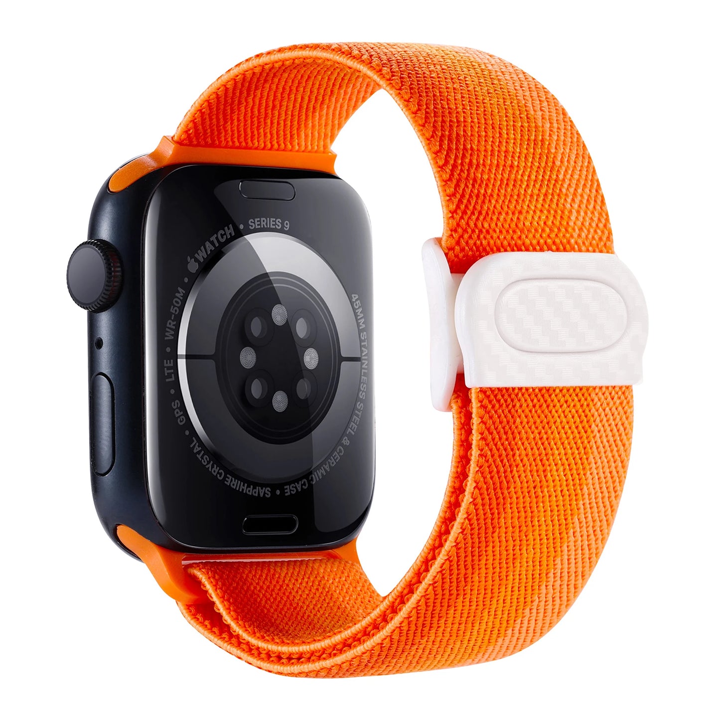 Elastic Nylon Strap for Apple Watch Ultra 3/2 & Series 11–8 SE Band