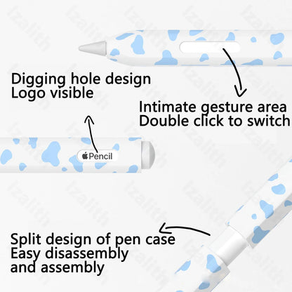 Soft Silicone Case for Apple Pencil 1/2/Pro/3 USB-C Protective Pouch