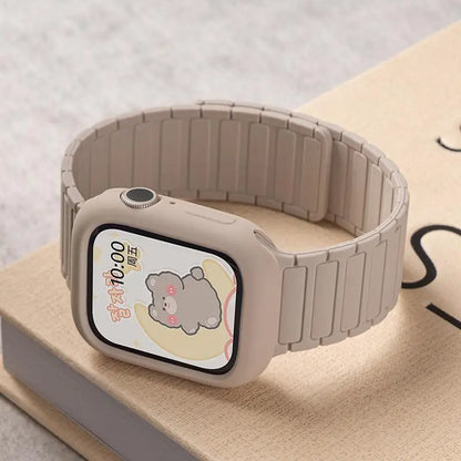 Soft Silicone Case + Strap for Apple Watch Ultra 3 & Series 11–4 SE3