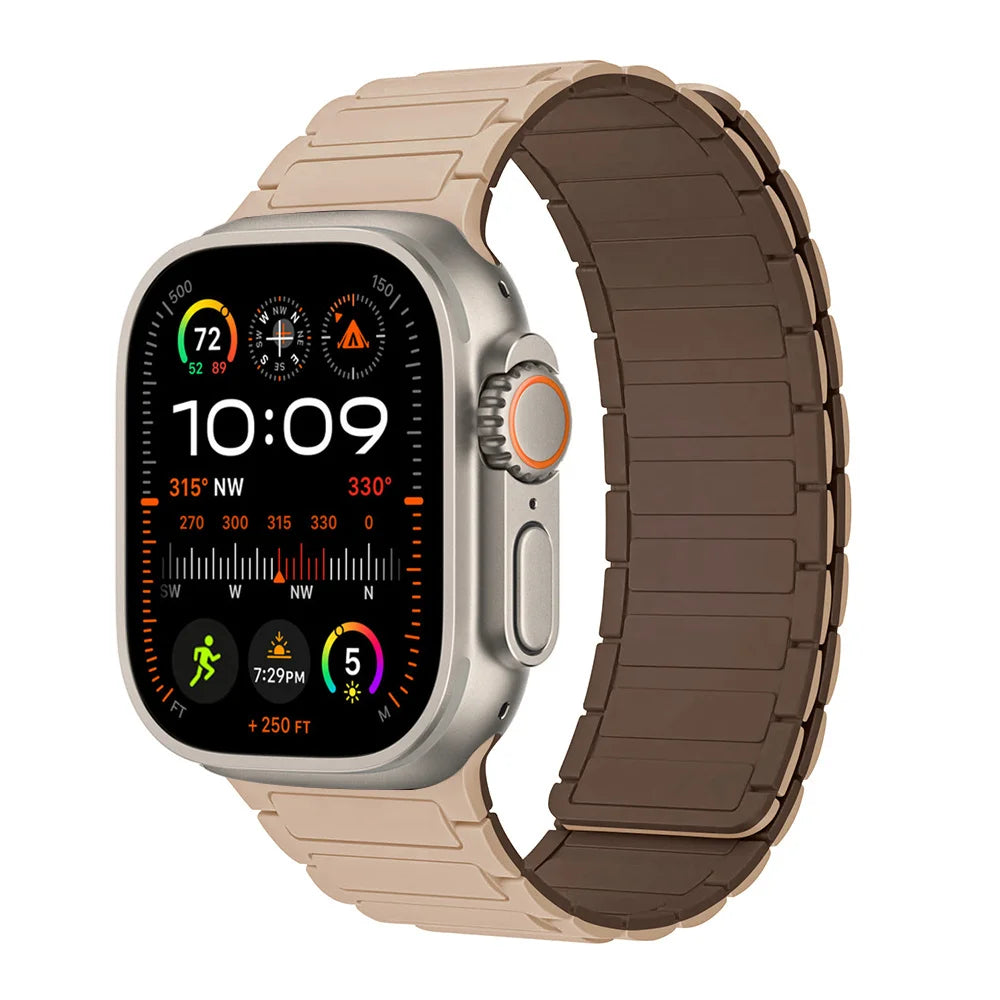 Sports Silicone Magnetic Band – Apple Watch Ultra 2 & Series 5-10 (38-49mm)