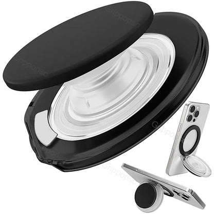 MagSafe Phone Grip with Built-In Adjustable Stand and Strong Magnetic Holder