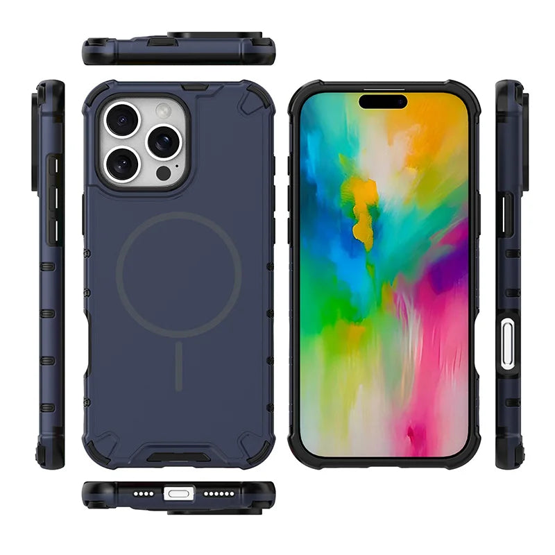 MagSafe Military Case for iPhone 13 12 Pro Max – Shockproof & Wireless