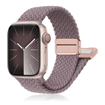 Braided Elastic Strap for Apple Watch Ultra & Series 10–5 SE Band