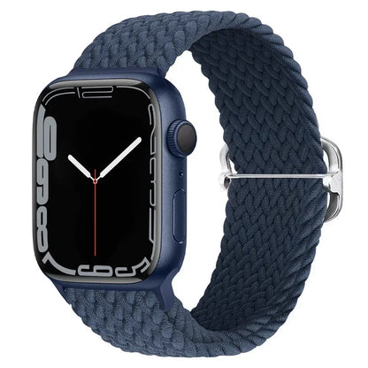 Braided Nylon Strap for Apple Watch Ultra 2/Series 10–4 Adjustable Band
