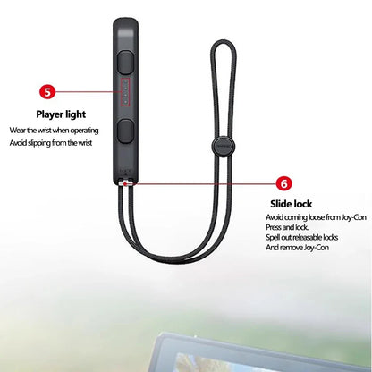 Switch & OLED Joy-Con Controller Hand Strap for Gaming, Video Game Accessories