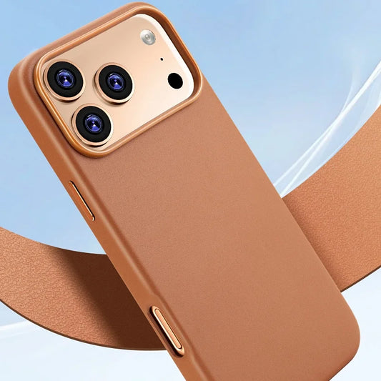 Slim Business Leather MagSafe Case for iPhone 17 16 15 14 Pro Max Shockproof