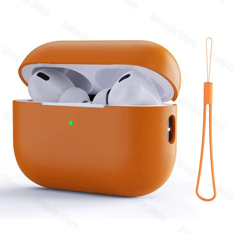 Liquid Silicone Case for AirPods Pro 2/3 – Soft Protective Earphone Cover