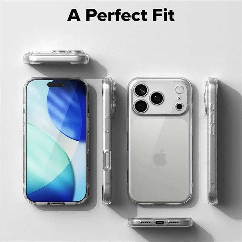Ultra Thin Clear TPU Case for iPhone 17/16/15/14/13/12 Pro Max Cover