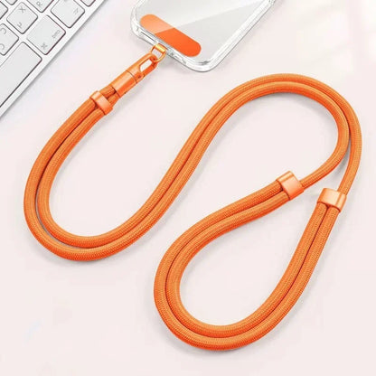 Adjustable Mobile Phone Lanyard Crossbody Strap with Patch for iPhone & Smartphones