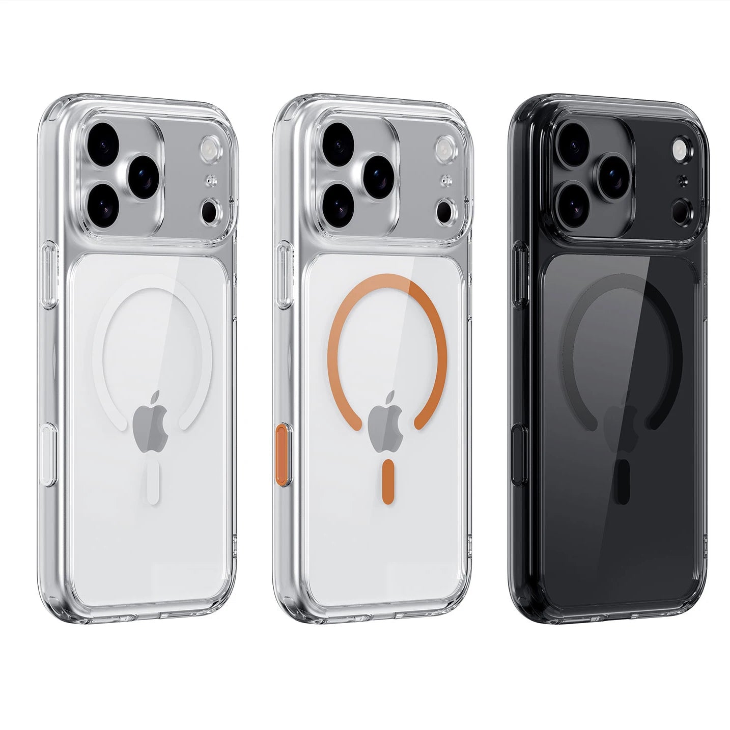 Active Touch Camera Button Clear MagSafe Case for iPhone 17 Air 17 Pro 17 Pro Max