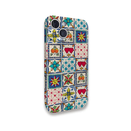 Korean Ethnic Style MagSafe Case for iPhone 11–16 Pro Max – Acrylic + TPU